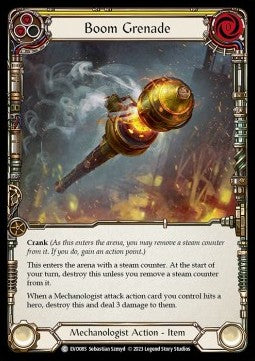 Boom Grenade (Yellow) (Rainbow Foil) - Bright Lights (Common) [EVO-085]