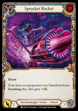 Sprocket Rocket (Blue) (Rainbow Foil) - Bright Lights (Common) [EVO-194]