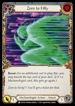 Zero to Fifty (Blue) (Regular) - Bright Lights (Common) [EVO-164]