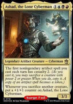 Ashad, the Lone Cyberman (V.2) - Universes Beyond: Doctor Who: Extras (Rare) [XWHO-718]