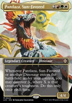 Pantlaza, Sun-Favored (V.1) - Commander: The Lost Caverns of Ixalan: Extras (Mythic) [XLCC-20]