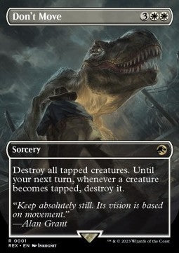 Don't Move (V.1) - Universes Beyond: Jurassic World Collection (Rare) [REX-1]