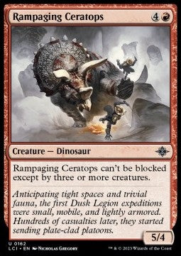 Rampaging Ceratops - The Lost Caverns of Ixalan (Uncommon) [LCI-162]