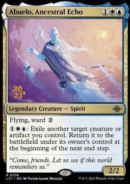 Abuelo, Ancestral Echo (V.1) - The Lost Caverns of Ixalan: Promos (Rare) [PLCI-219]