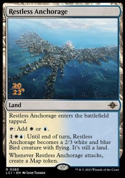 Restless Anchorage (V.1) - The Lost Caverns of Ixalan: Promos (Rare) [PLCI-280]
