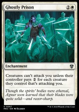 Ghostly Prison - Commander: Murders at Karlov Manor (Uncommon) [MKC-67]