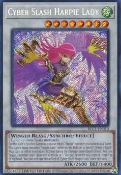 Cyber Slash Harpie Lady - Battles of Legend: Chapter 1 (Secret Rare) [BLC1-010]