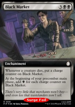 Black Market (V.3) - Universes Beyond: Fallout: Extras (Rare) [XPIP-991]
