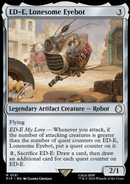 ED-E, Lonesome Eyebot - Universes Beyond: Fallout (Rare) [PIP-131]