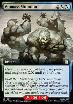 Biomass Mutation (V.3) - Universes Beyond: Fallout: Extras (Rare) [XPIP-1003]