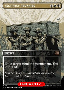Anguished Unmaking (V.2) - Breaking News (Mythic) [OTP-74]
