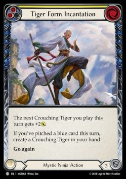 Tiger Form Incantation (Yellow) (Rainbow Foil) - Part the Mistveil (Common) [MST-064]