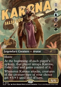 Karona, False God - Secret Lair Drop Series: Spring Superdrop 2024 (Rare) [SLDSP4-1624]
