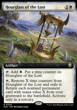 Hourglass of the Lost (V.1) - Commander: Modern Horizons 3: Extras (Rare) [XM3C-40]