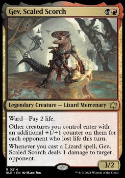 Gev, Scaled Scorch
