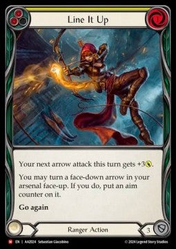 Line It Up (Rainbow Foil) - Armory Deck: Azalea (Majestic) [AAZ-024]