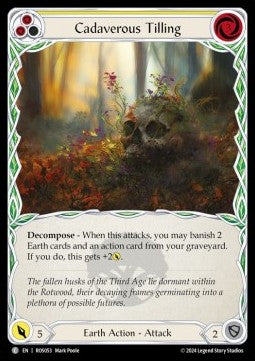 Cadaverous Tilling (Yellow) (Rainbow Foil) - Rosetta (Common) [ROS-053]