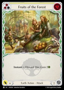 Fruits of the Forest (Yellow) (Rainbow Foil) - Rosetta (Common) [ROS-056]