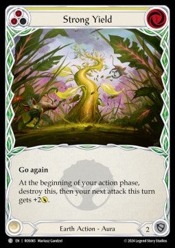 Strong Yield (Yellow) (Rainbow Foil) - Rosetta (Common) [ROS-065]