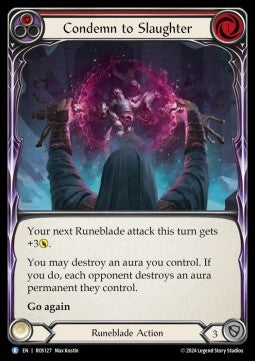Condemn to Slaughter (Red) (Regular) - Rosetta (Rare) [ROS-127]