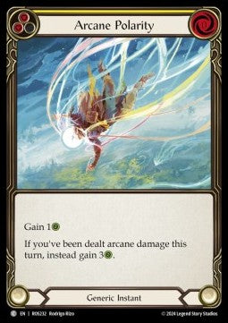 Arcane Polarity (Yellow) (Rainbow Foil) - Rosetta (Common) [ROS-232]