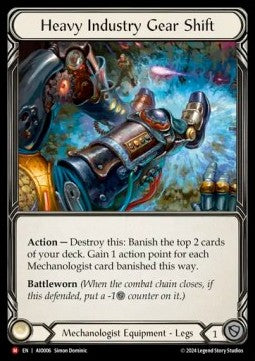Heavy Industry Gear Shift (Rainbow Foil) - Armory Deck: Dash I/O (Majestic) [AIO-006]