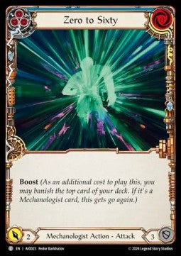 Zero to Sixty (Blue) (Regular) - Armory Deck: Dash I/O (Common) [AIO-023]