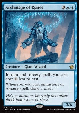 Archmage of Runes - Magic: The Gathering Foundations (Rare) [FDN-30]