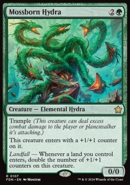 Mossborn Hydra - Magic: The Gathering Foundations (Rare) [FDN-107]