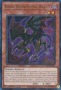 Dark Beckoning Beast (V.2 - Ultra Rare) - Quarter Century Bonanza (Ultra Rare) [RA03-027]