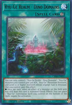 Ryu-Ge Realm - Dino Domains (V.1 - Rare) - Crossover Breakers (Rare) [CRBR-037]
