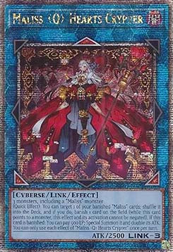 Maliss Q Hearts Crypter (V.3 - Quarter Century Secret Rare) - Crossover Breakers (Quarter Century Secret Rare) [CRBR-020]