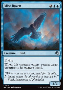 Mist Raven - Innistrad Remastered (Uncommon) [INR-76]