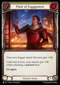 Point of Engagement (Yellow) (Rainbow Foil) - The Hunted (Common) [HNT-138]