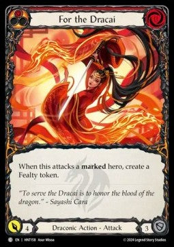 For the Dracai (Rainbow Foil) - The Hunted (Common) [HNT-158]