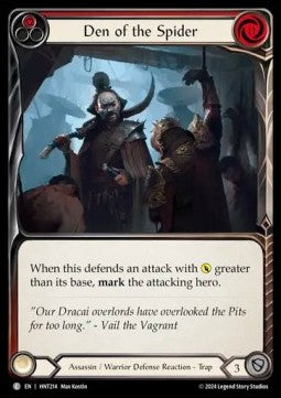 Den of the Spider (Rainbow Foil) - The Hunted (Common) [HNT-214]