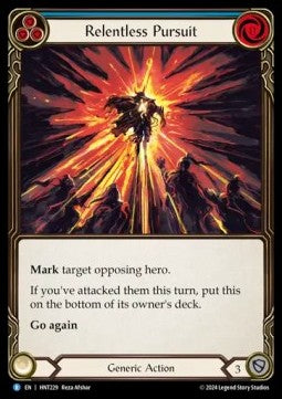 Relentless Pursuit (Rainbow Foil) - The Hunted (Rare) [HNT-229]
