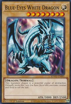 Blue-Eyes White Dragon (V.1 - Common)