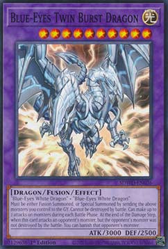 Blue-Eyes Twin Burst Dragon - Structure Deck: Blue-Eyes White Destiny (Common) [SDWD-036]
