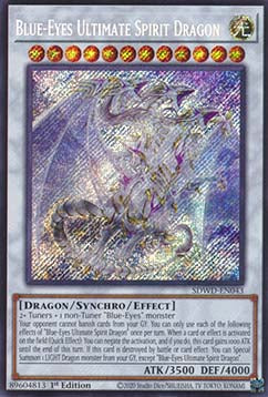 Blue-Eyes Ultimate Spirit Dragon (V.2 - Secret Rare)
