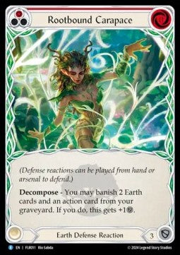 Rootbound Carapace (Red) (Regular) - Rosetta - Florian Blitz Deck (Rare) [FLR-011]