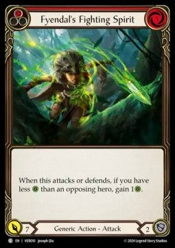 Fyendal's Fighting Spirit (Red) (Regular) - Rosetta - Verdance Blitz Deck (Common) [VER-010]
