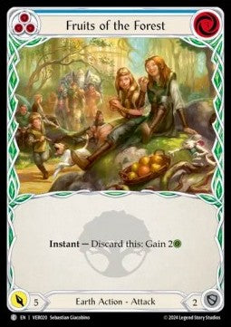Fruits of the Forest (Blue) (Regular) - Rosetta - Verdance Blitz Deck (Common) [VER-020]