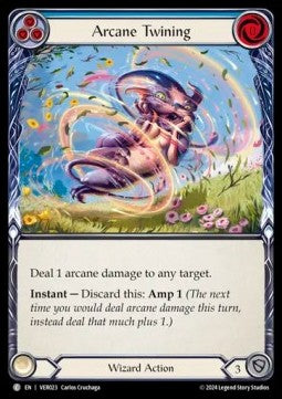 Arcane Twining (Blue) (Regular) - Rosetta - Verdance Blitz Deck (Common) [VER-023]