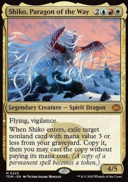 Shiko, Paragon of the Way - Tarkir: Dragonstorm (Mythic) [TDM-223]
