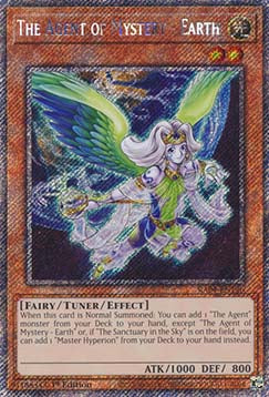 The Agent of Mystery - Earth (V.1 - Platinum Secret Rare) - Quarter Century Stampede (Platinum Secret Rare) [RA04-146]