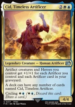 Cid, Timeless Artificer (V.11) - Magic: The Gathering - FINAL FANTASY: Extras (Uncommon) [XFIN-417]