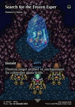 Nature's Claim - Magic: The Gathering - FINAL FANTASY Through the Ages (Uncommon) [FCA-47]