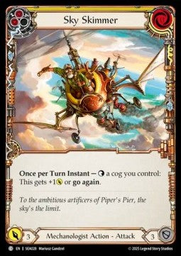 Sky Skimmer (Yellow) (Rainbow Foil) - High Seas (Common) [SEA-028]
