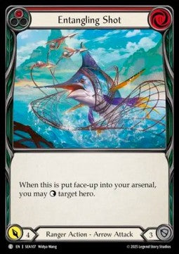 Entangling Shot (Rainbow Foil) - High Seas (Common) [SEA-107]